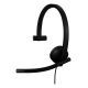 Logitech H570e Headset mit Kabel, Kopfbügel, Büro/Callcenter, USB Typ-C, Schwarz