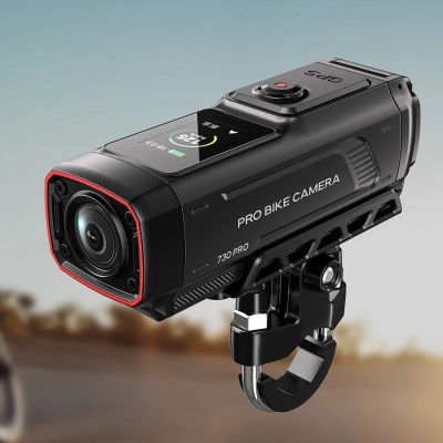9. AKEEYO 730Pro 4K Lenker-Videorekorder Sportkamera für Fahrräder und Motorräder - Schwarz