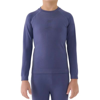 12. Nahtlose Unterwäsche für Jungen 4F M248 Marineblau 4FJWAW25USEAM248 31S