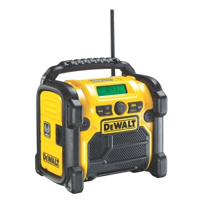 2. DeWALT DCR020-QW Tragbares Digitalradio, Schwarz, Gelb