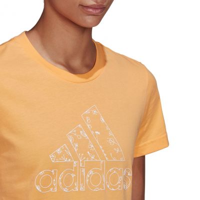 7. adidas T-Shirt mit Blumen-Grafik und Umrissen W GL1030