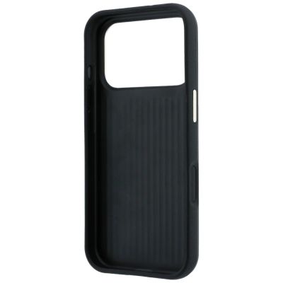 7. Guess Smooth & Big Strass Logo Hülle für iPhone 18 Pro / 17 Pro - Schwarz
