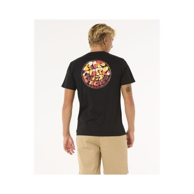 6. RIP CURL Wettie Passage Icon Tee Schwarz