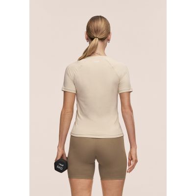3. CASALL Essential Tee Damen-T-Shirt, beige