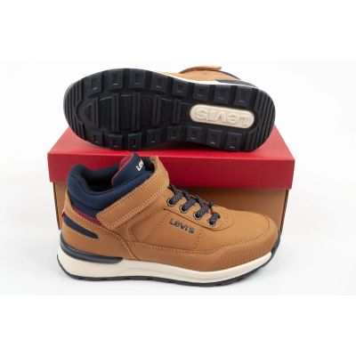 9. Levi's Sierra Kinder-Sportschuhe, braun, mit hohem Schaft und Klettverschluss