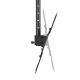 6. MACLEAN Deckenhalterung für Fernseher, max. Traglast 35 kg, 23–55 Zoll, max. VESA 400 x 400, MC-174