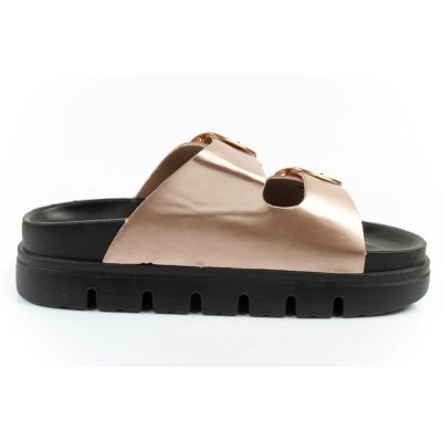 4. Lee Cooper Damenschuhe, Hausschuhe, gold, bequem, Plateau, modisch