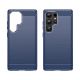 3. Carbon Case Silikonhülle für Samsung Galaxy S25 Ultra - blau