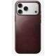 3. Nomad Moderne Lederhülle für 17,5 cm (6,9") Mobiltelefone, Burgunderrot