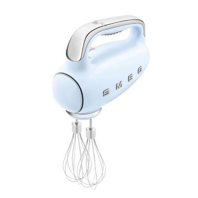9. Smeg HMF01PBEU Retro-Handmixer im 50er-Jahre-Stil, Pastellblau