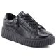 Damen-Plateauschuhe aus Lackleder, schwarz, Vinceza 133134
