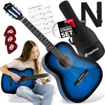 SUPRIMO CG34 BB Konzertgitarre 3/4 36 Zoll blau