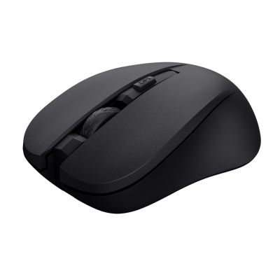 TRUST Mydo Silent kabellose schwarze Maus
