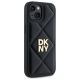 4. DKNY Quilted Stack Logo Hülle für iPhone 15 – Schwarz