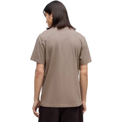 4. Puma Wardrobe Ess T-Shirt für Herren, dunkelbeige, 629644, Größe 81