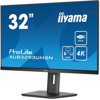 4. iiyama ProLite XUB3293UHSN-B5 Computermonitor 80 cm (31,5") 3840 x 2160 px 4K Ultra HD LCD Schwarz