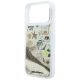 6. Karl Lagerfeld Liquid Glitter Strand- und Sandhülle für iPhone 17 Pro Max / 18 Pro Max – Beige