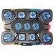 4. Rampage GLACIERS50 Gaming-Kühlpad für 14-17"-Laptops, 2600 U/min, Schwarz
