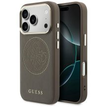 Guess Perforierte 4G MagSafe Hülle für iPhone 17 Pro - braun