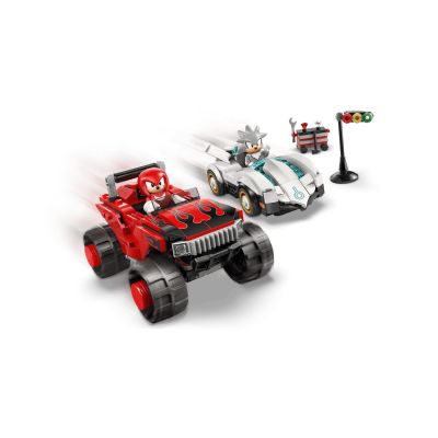 8. LEGO Sonic the Hedgehog 77118 – Silver im Auto gegen Knuckles im Monstertruck