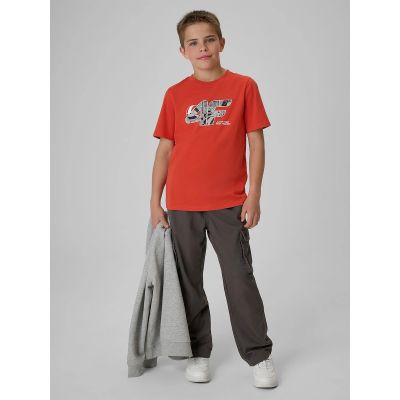4. Jungen-T-Shirt mit Print im Regular Fit 4F 4FJRAW26TTSHM4349-062S