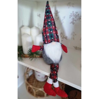 21. Dekorative Elster 30+20CM Grün Roter Stiel