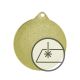 2. Medaille mit Gravur auf Laminat