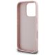 7. Guess Grained Big 4G Logo Small Classic Logo Case für iPhone 16 Pro - Pink