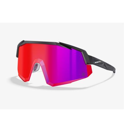 SUPACaz ORBITRON Brille Matt Schwarz, Fire Lazer