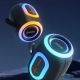 10. Dudao Y22 Kabelloser Lautsprecher mit RGB-Hintergrundbeleuchtung, Bluetooth 5.3 – Schwarz
