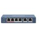 Hikvision DS-3E0106HP-E Netzwerkverbindungen Unmanaged Fast Ethernet (10/100) PoE-Unterstützung Blau