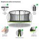 6. Zipro Batutas mit Innennetz Jump Pro Premium 16FT 496cm