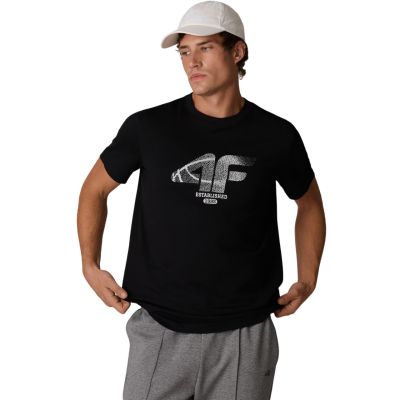 Herren-T-Shirt 4F M3558 Tiefschwarz 4FWAW26TTSHM3558 20S