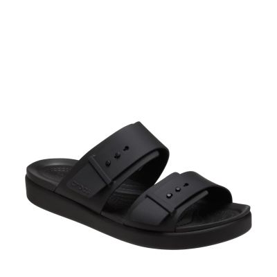 2. Crocs Brooklyn Buckle Low Damen-Flip-Flops Schwarz 211215 001