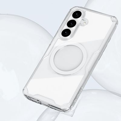 12. Nillkin Nature TPU Pro Hülle kompatibel mit MagSafe für Samsung Galaxy S26+ - Weiß