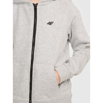 3. Kapuzenpullover mit Reißverschluss für Jungen, Größe 4F 4FJWMM00TSWSM2754-27M
