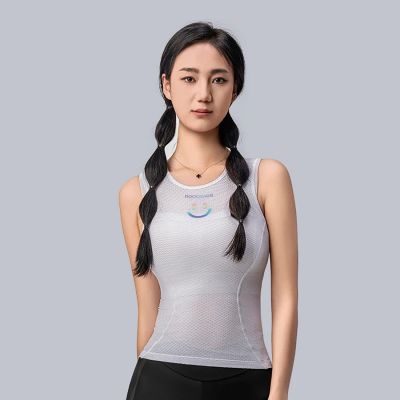 5. Rockbros YDBX001 Damen Schnelltrocknendes Ärmelloses Radtrikot XL / XXL - Weiß