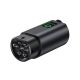 9. V2L Typ 2 Adapter – Schuko 3500 W mit Leistungsanzeige und Gehäuse – schwarz