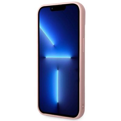 5. Karl Lagerfeld 3D-Monogramm-Hülle für iPhone 14 Plus – Rosa