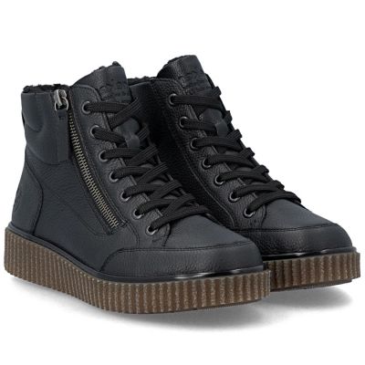 4. Damen-Keilstiefeletten, komfortabel, schwarz, Rieker Y4312-00