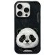 Nimmy Big Eyed Pet 2.0 Panda Hülle für iPhone 16 Pro Max - Schwarz