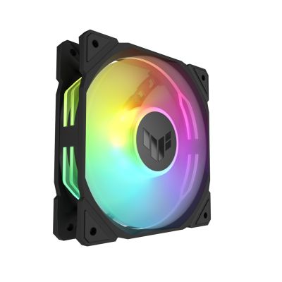 2. ASUS TUF GAMING TR120 ARGB 3-in-1 Schwarzes Computergehäuse mit integriertem 12 cm Luftkühler
