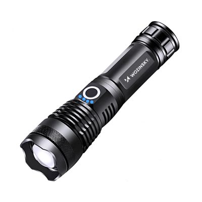 2. Wozinsky WLT-15W 15W 1500lm CREE IP65 Taktische Taschenlampe mit einstellbarem Lichtkegel - Schwarz
