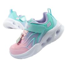 Skechers Color Breeze LED Kinder-Sportschuhe für Mädchen, Türkis