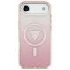 3. Guess IML Gradient Triangle Logo MagSafe iPhone Air Hülle - Pink