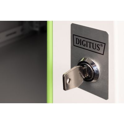 9. Wandschrank 19'' 9U Digitus 509x600x600 mm, grau (RAL 7035)