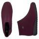 5. Rieker TEX 98251-35 wasserdichte, gefütterte Damen-Ankle-Boots in Burgunderrot