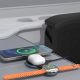 10. Dudao A11S 3-in-1 kabelloses Ladegerät, kompatibel mit MagSafe, für Smartphone, Smartwatch und Kopfhörer – schwarz