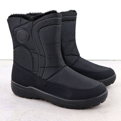 6. Damen-Schneestiefel, flach, gefüttert, schwarz, Potocki SU33310