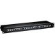 2. Patchpanel Equip CAT6 24 Ports schwarz 19" (1HE)
